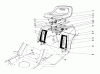 Toro 57360 (11-32) - 11-32 Lawn Tractor, 1979 (9000001-9999999) Ersatzteile REAR BODY & SEAT ASSEMBLY