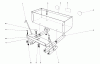 Toro 57360 (11-32) - 11-32 Lawn Tractor, 1980 (0000001-0999999) Ersatzteile 36" SNOWTHROWER WEIGHT BOX ASSEMBLY MODEL NO. 59138