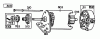 Toro 57360 (11-32) - 11-32 Lawn Tractor, 1980 (0000001-0999999) Ersatzteile BRIGGS & STRATTON MODEL 191707-5641-01 (MODEL 57300) #2