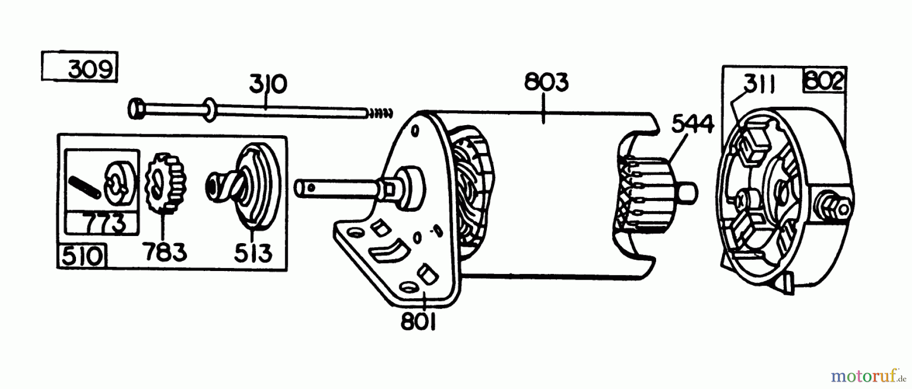 Toro Neu Mowers, Lawn & Garden Tractor Seite 1 57360 (11-32) - Toro 11-32 Lawn Tractor, 1980 (0000001-0999999) BRIGGS & STRATTON MODEL 252707-0177-01 (MODEL 57360)
