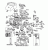 Toro 57360 (11-32) - 11-32 Lawn Tractor, 1980 (0000001-0999999) Ersatzteile ENGINE BRIGGS & STRATTON MODEL 191707-5641-01 (MODEL 57300)