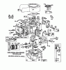 Toro 57360 (11-32) - 11-32 Lawn Tractor, 1980 (0000001-0999999) Ersatzteile ENGINE BRIGGS & STRATTON MODEL 252707-0177-01 (MODEL 57360) #1