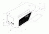 Toro 57360 (11-32) - 11-32 Lawn Tractor, 1980 (0000001-0999999) Ersatzteile HOOD ASSEMBLY MODEL 57300