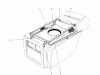 Toro 57360 (11-32) - 11-32 Lawn Tractor, 1980 (0000001-0999999) Ersatzteile HOOD DUCT ASSEMBLY