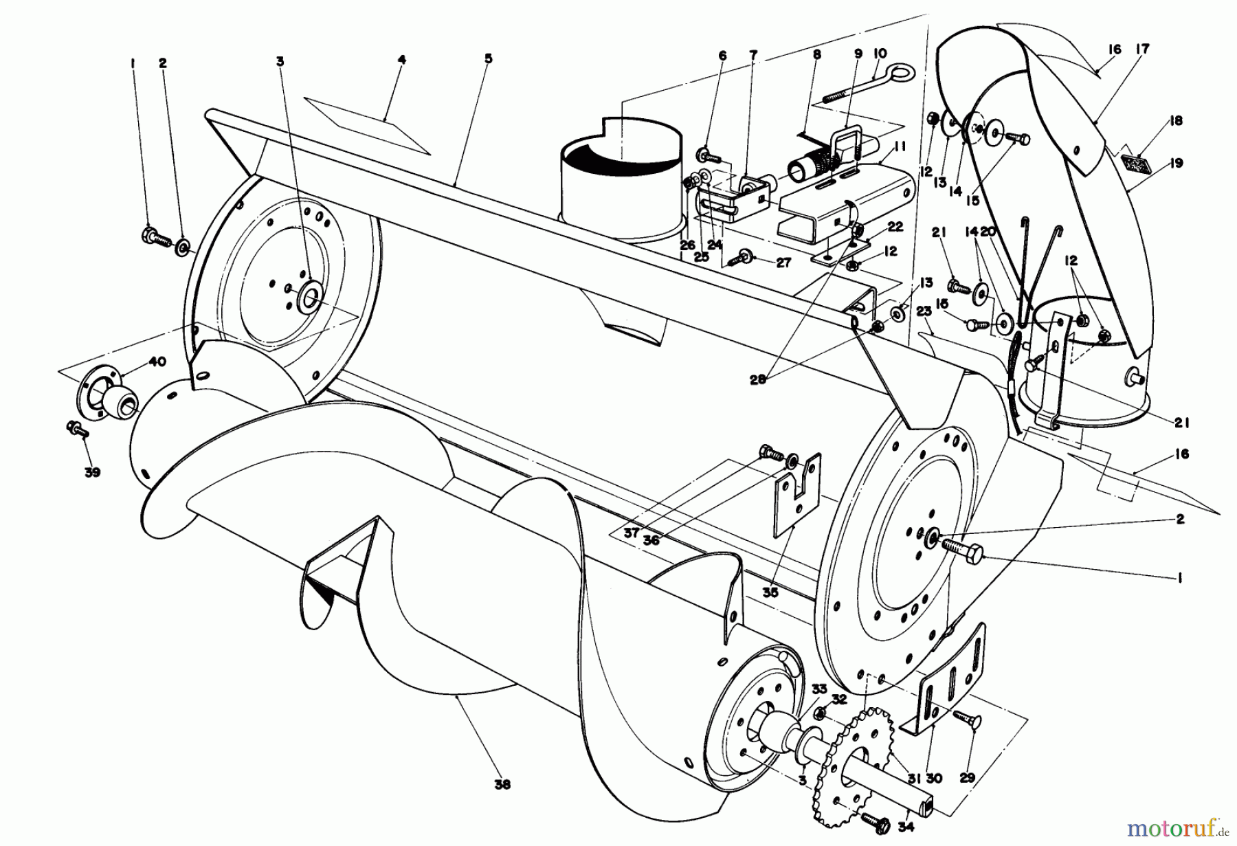 Toro Neu Mowers, Lawn & Garden Tractor Seite 1 57300 (8-32) - Toro 8-32 Front Engine Rider, 1981 (1000001-1999999) 36