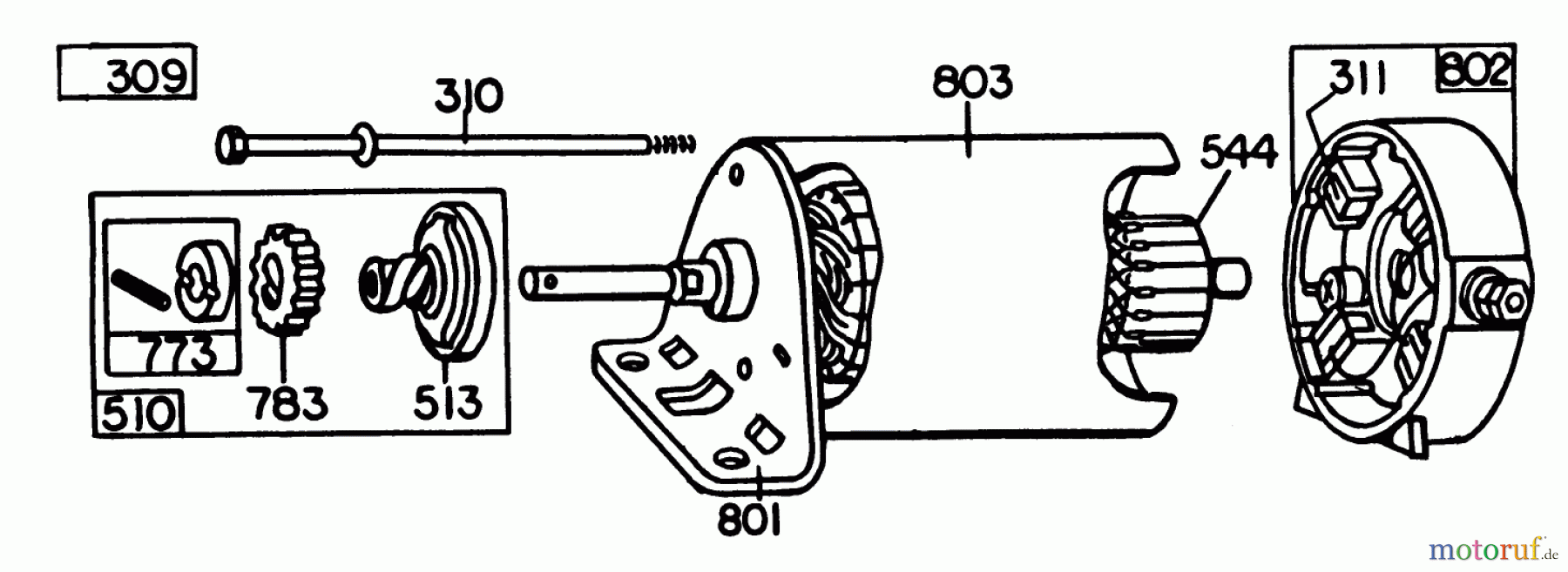 Toro Neu Mowers, Lawn & Garden Tractor Seite 1 57360 (11-32) - Toro 11-32 Lawn Tractor, 1981 (1000001-1999999) BRIGGS & STRATTON MODEL 191707-5641-01 (MODEL 57300) #2