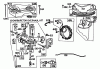 Toro 57360 (11-32) - 11-32 Lawn Tractor, 1981 (1000001-1999999) Ersatzteile ENGINE BRIGGS & STRATTON MODEL 252707-0223-01, ENGINE BRIGGS & STRATTON 252707-0177-01 (MODEL 57360)
