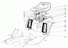 Toro 57360 (11-32) - 11-32 Lawn Tractor, 1981 (1000001-1999999) Ersatzteile REAR BODY & SEAT ASSEMBLY