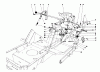 Toro 57360 (11-32) - 11-32 Lawn Tractor, 1981 (1000001-1999999) Ersatzteile SHIFT & CLUTCH ASSEMBLY