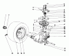 Toro 57360 (11-32) - 11-32 Lawn Tractor, 1981 (1000001-1999999) Ersatzteile TRANSAXLE & CLUTCH ASSEMBLY