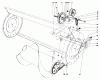 Toro 57300 (8-32) - 8-32 Front Engine Rider, 1983 (3000001-3999999) Ersatzteile 36" SNOWTHROWER ATTACHMENT MODEL NO. 59136 (OPTIONAL) #2