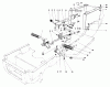 Toro 57300 (8-32) - 8-32 Front Engine Rider, 1983 (3000001-3999999) Ersatzteile BRAKE & CLUTCH PEDAL ASSEMBLY