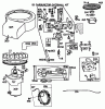 Toro 57300 (8-32) - 8-32 Front Engine Rider, 1983 (3000001-3999999) Ersatzteile BRIGGS & STRATTON MODEL 191707-5816-01 (MODEL 57300) #1