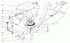Toro 57300 (8-32) - 8-32 Front Engine Rider, 1983 (3000001-3999999) Ersatzteile CLUTCH & PULLEY ASSEMBLY