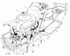 Toro 57300 (8-32) - 8-32 Front Engine Rider, 1983 (3000001-3999999) Ersatzteile ENGINE ASSEMBLY MODEL 57300