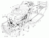 Toro 57300 (8-32) - 8-32 Front Engine Rider, 1983 (3000001-3999999) Ersatzteile ENGINE ASSEMBLY MODEL 57360