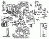 Toro 57300 (8-32) - 8-32 Front Engine Rider, 1983 (3000001-3999999) Ersatzteile ENGINE BRIGGS & STRATTON MODEL 191707-5816-01 (MODEL 57300)