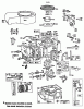 Toro 57300 (8-32) - 8-32 Front Engine Rider, 1983 (3000001-3999999) Ersatzteile ENGINE BRIGGS & STRATTON MODEL 252707-0230-01 (MODEL 57360) #2