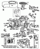Toro 57300 (8-32) - 8-32 Front Engine Rider, 1983 (3000001-3999999) Ersatzteile ENGINE BRIGGS & STRATTON MODEL 252707-0637-01 (MODEL 57360) #2