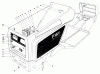 Toro 57300 (8-32) - 8-32 Front Engine Rider, 1983 (3000001-3999999) Ersatzteile HOOD ASSEMBLY MODEL 57360