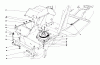 Toro 57300 (8-32) - 8-32 Front Engine Rider, 1985 (5000001-5999999) Ersatzteile CLUTCH & PULLEY ASSEMBLY