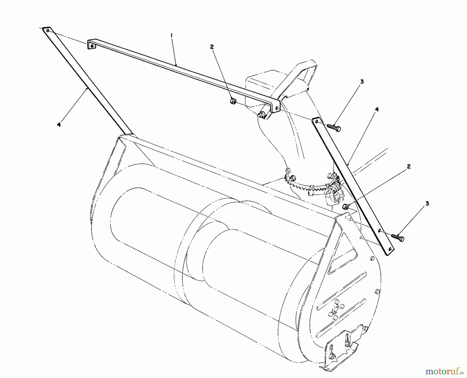  Toro Neu Mowers, Lawn & Garden Tractor Seite 1 57360 (11-32) - Toro 11-32 Lawn Tractor, 1985 (5000001-5999999) DRIFT BREAKER ASSEMBLY NO. 20-0650 (OPTIONAL)
