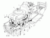 Toro 57300 (8-32) - 8-32 Front Engine Rider, 1985 (5000001-5999999) Ersatzteile ENGINE ASSEMBLY MODEL 57300