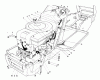 Toro 57300 (8-32) - 8-32 Front Engine Rider, 1985 (5000001-5999999) Ersatzteile ENGINE ASSEMBLY MODEL 57360