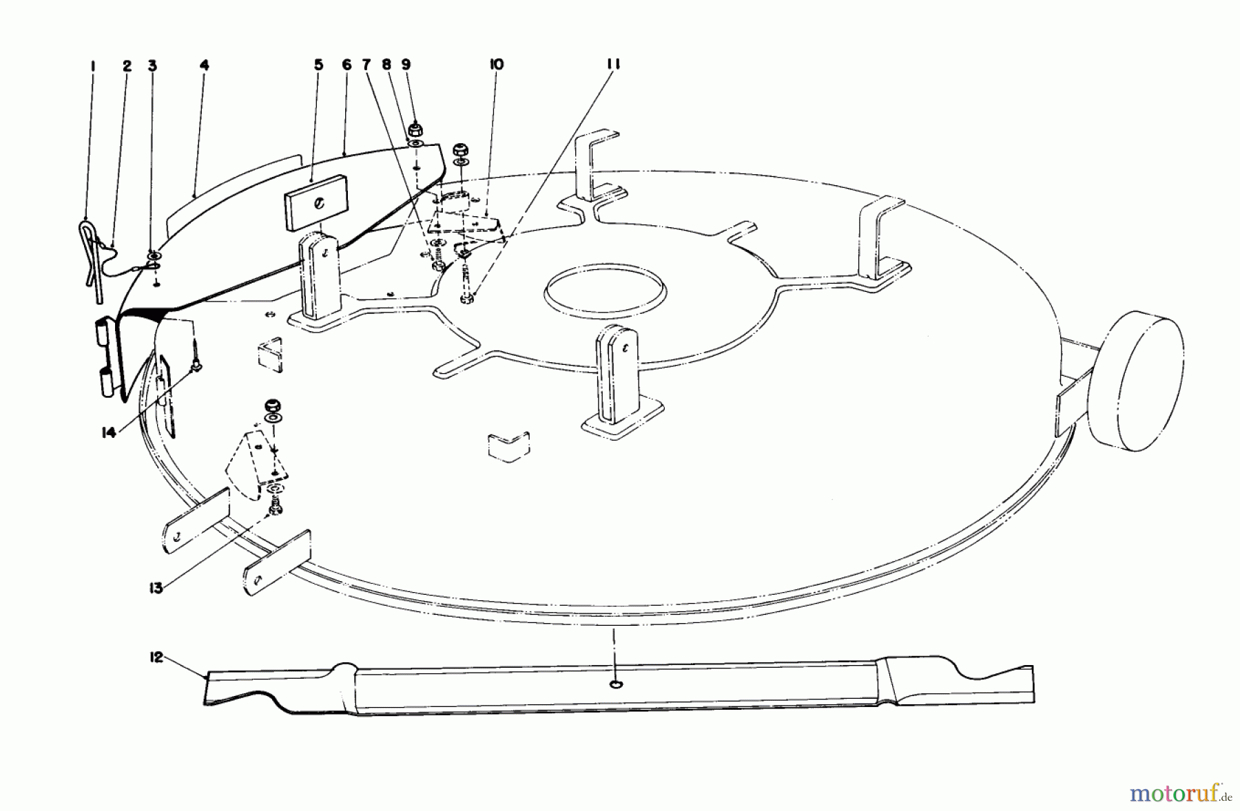 Toro Neu Mowers, Lawn & Garden Tractor Seite 1 57360 (11-32) - Toro 11-32 Lawn Tractor, 1985 (5000001-5999999) MULCHER KIT MODEL 59155 (OPTIONAL)