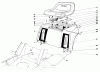 Toro 57356 (11-42) - 11-42 Lawn Tractor, 1978 (8000001-8999999) Ersatzteile REAR BODY & SEAT ASSEMBLY