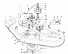 Toro 57356 (11-42) - 11-42 Lawn Tractor, 1979 (9000001-9999999) Ersatzteile CUTTING DECK