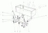 Toro 57356 (11-42) - 11-42 Lawn Tractor, 1980 (0000001-0999999) Ersatzteile 36" SNOWTHROWER WEIGHT BOX ASSEMBLY MODEL 59138
