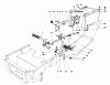 Toro 57356 (11-42) - 11-42 Lawn Tractor, 1980 (0000001-0999999) Ersatzteile BRAKE & CLUTCH PEDAL ASSEMBLY