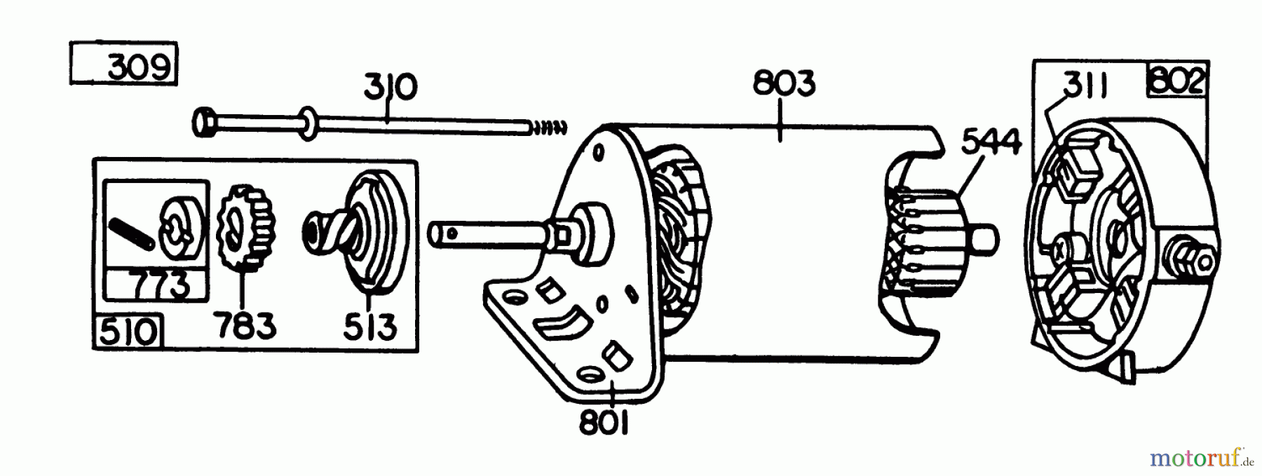Toro Neu Mowers, Lawn & Garden Tractor Seite 1 57356 (11-42) - Toro 11-42 Lawn Tractor, 1980 (0000001-0999999) BRIGGS & STRATTON MODEL 252707-0177-01