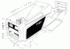 Toro 57356 (11-42) - 11-42 Lawn Tractor, 1980 (0000001-0999999) Ersatzteile HOOD ASSEMBLY