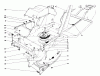 Toro 57357 (11-44) - 11-44 Lawn Tractor, 1981 (1000001-1999999) Ersatzteile CLUTCH & ACTUATOR ASSEMBLY