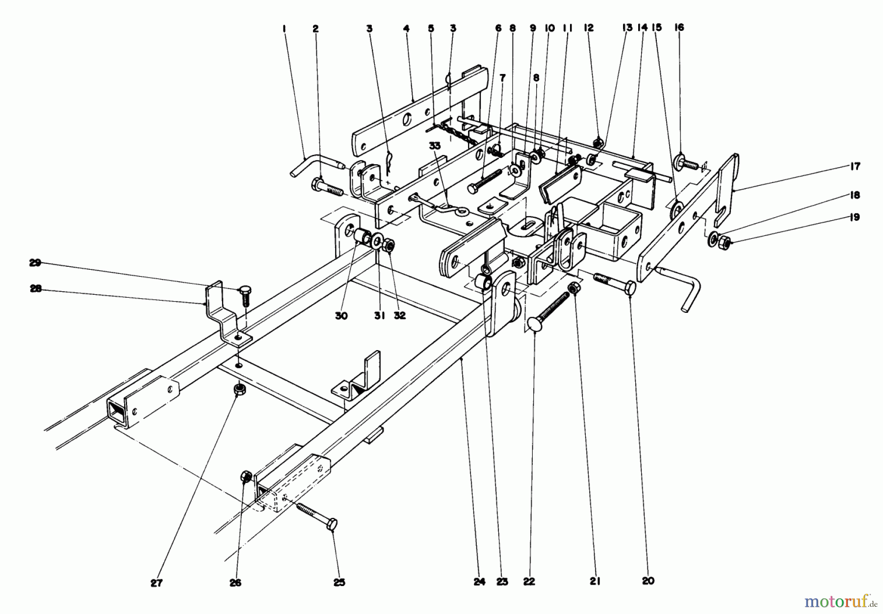 Toro Neu Mowers, Lawn & Garden Tractor Seite 1 57357 (11-44) - Toro 11-44 Lawn Tractor, 1982 (2000001-2999999) 36