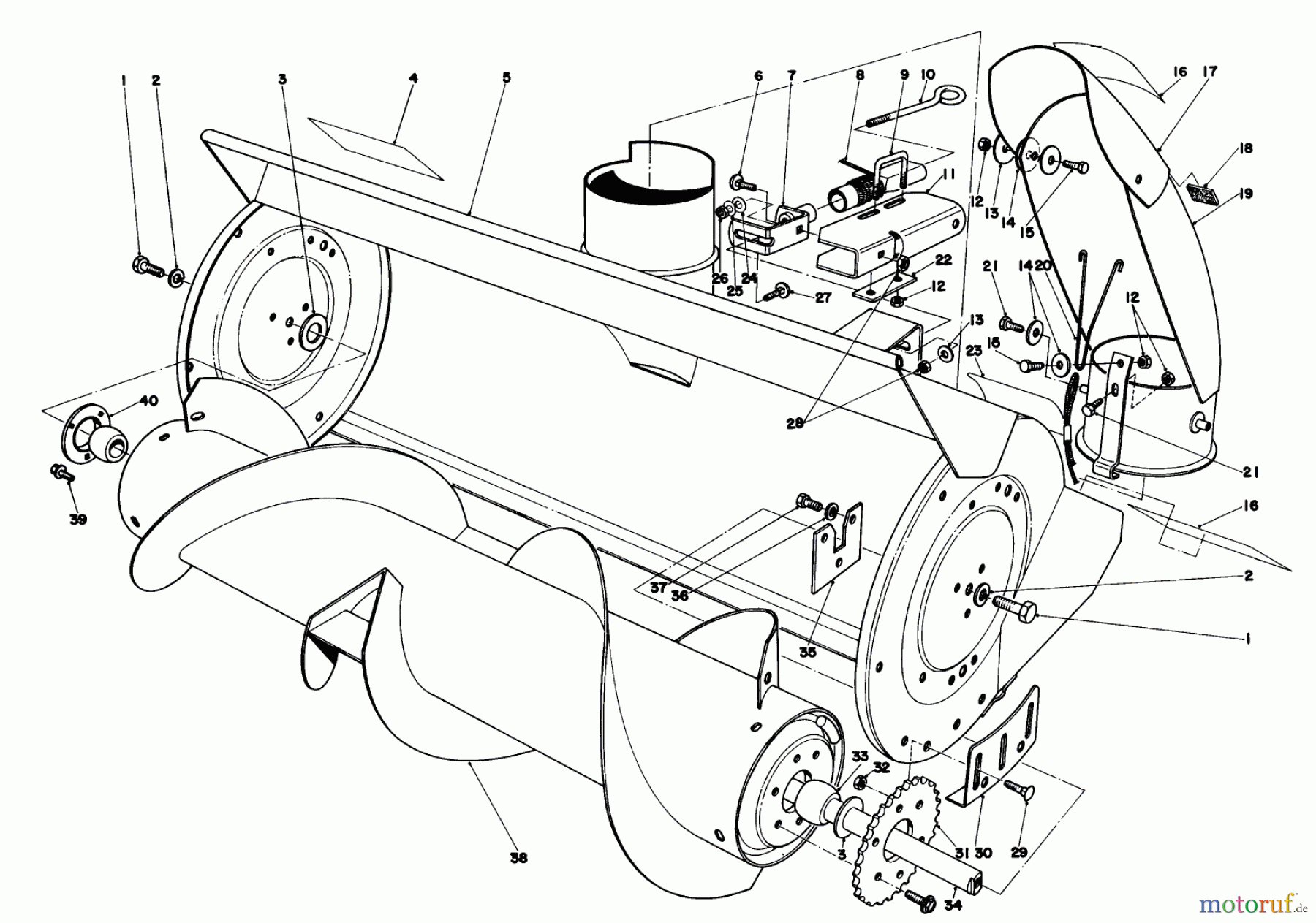 Toro Neu Mowers, Lawn & Garden Tractor Seite 1 57357 (11-44) - Toro 11-44 Lawn Tractor, 1982 (2000001-2999999) 36