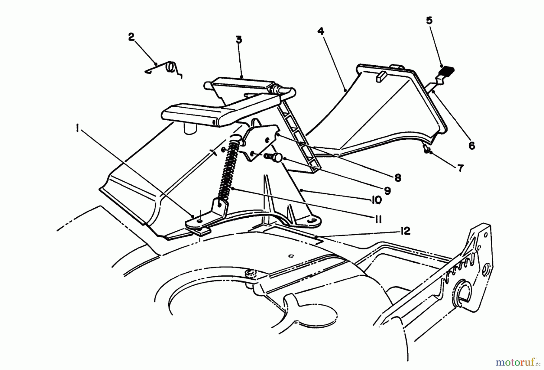  Toro Neu Accessories, Mower 59179 - Toro Bagging Discharge Tunnel and Plug DISCHARGE TUNNEL & PLUG ASSEMBLY