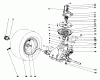 Toro 57357 (11-44) - 11-44 Lawn Tractor, 1982 (2000001-2999999) Ersatzteile TRANSAXLE & CLUTCH ASSEMBLY