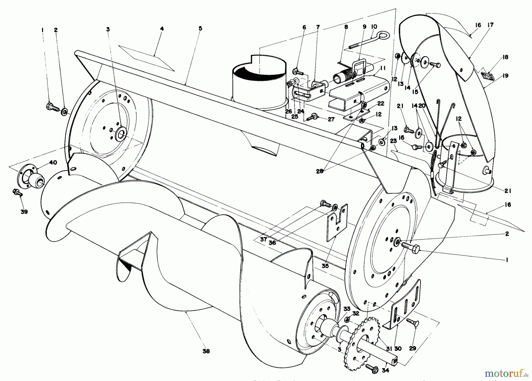 Toro Neu Mowers, Lawn & Garden Tractor Seite 1 57356 (11-42) - Toro 11-42 Lawn Tractor, 1983 (3000001-3999999) 36
