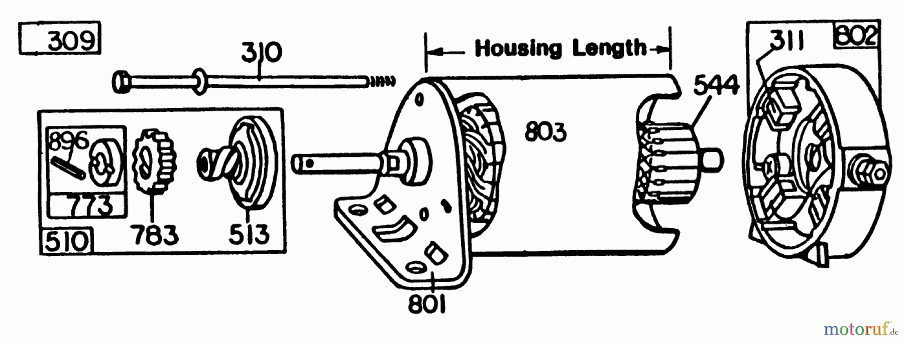  Toro Neu Mowers, Lawn & Garden Tractor Seite 1 57356 (11-42) - Toro 11-42 Lawn Tractor, 1983 (3000001-3999999) BRIGGS & STRATTON MODEL 252707-0637-01 #2