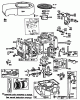 Toro 57356 (11-42) - 11-42 Lawn Tractor, 1983 (3000001-3999999) Ersatzteile ENGINE BRIGGS & STRATTON MODEL 252707-0637-01