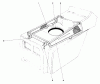 Toro 57356 (11-42) - 11-42 Lawn Tractor, 1983 (3000001-3999999) Ersatzteile HOOD DUCT ASSEMBLY