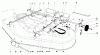 Toro 57356 (11-42) - 11-42 Lawn Tractor, 1983 (3000001-3999999) Ersatzteile MOWER LIFT ASSEMBLY
