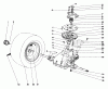 Toro 57356 (11-42) - 11-42 Lawn Tractor, 1983 (3000001-3999999) Ersatzteile TRANSAXLE & CLUTCH ASSEMBLY