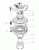Toro 57357 (11-44) - 11-44 Lawn Tractor, 1984 (4000001-4999999) Ersatzteile CLUTCH ASSEMBLY NO. 44-0770