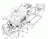 Toro 57357 (11-44) - 11-44 Lawn Tractor, 1984 (4000001-4999999) Ersatzteile ENGINE ASSEMBLY