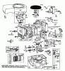 Toro 57357 (11-44) - 11-44 Lawn Tractor, 1984 (4000001-4999999) Ersatzteile ENGINE BRIGGS & STRATTON MODEL 253707-0157-01 #1
