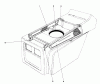 Toro 57357 (11-44) - 11-44 Lawn Tractor, 1984 (4000001-4999999) Ersatzteile HOOD DUCT ASSEMBLY